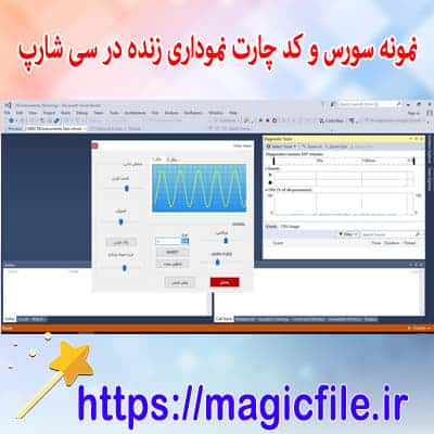 نمونه سورس و کد چارت نموداری زنده در سی شارپ (شبیه اسیلوسکوپ)