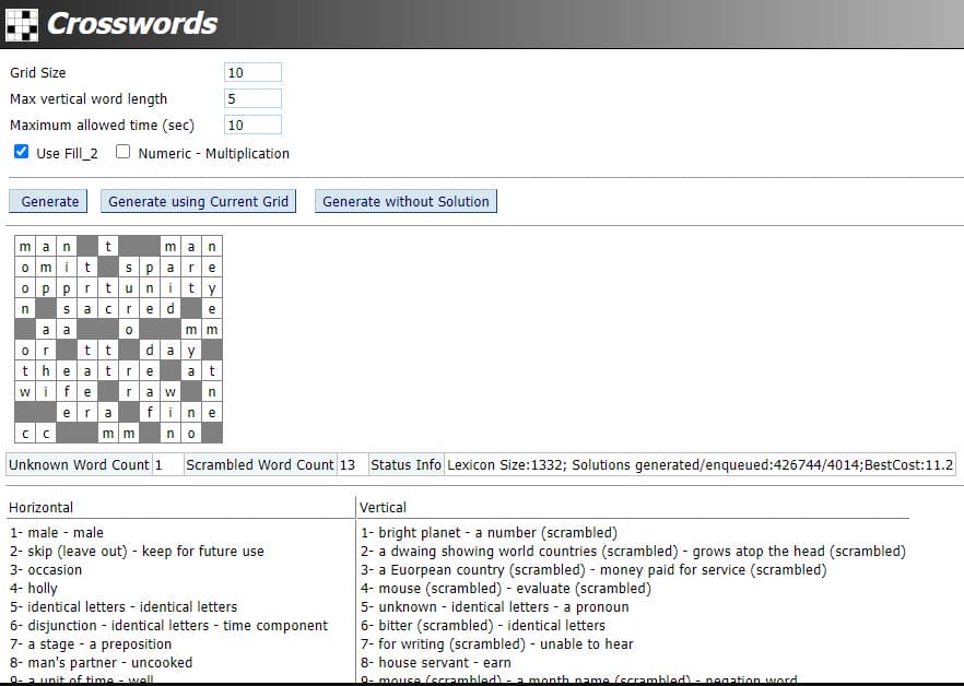 دانلود The script to create a Persian/English crossword using advanced search in ASP C# 11