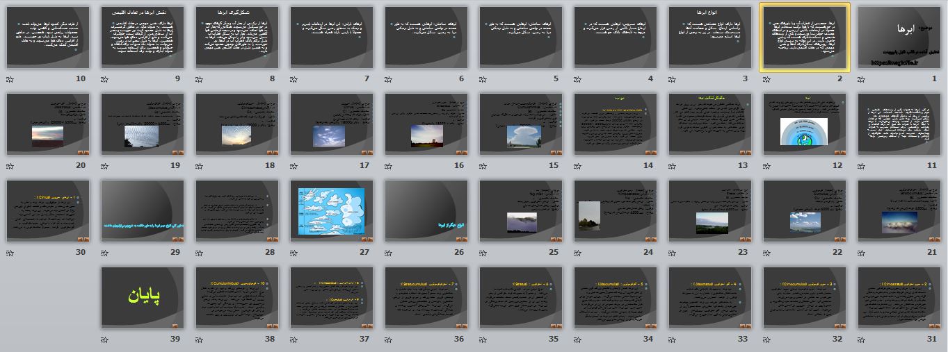 Ready research on clouds in editable PowerPoint ppt format