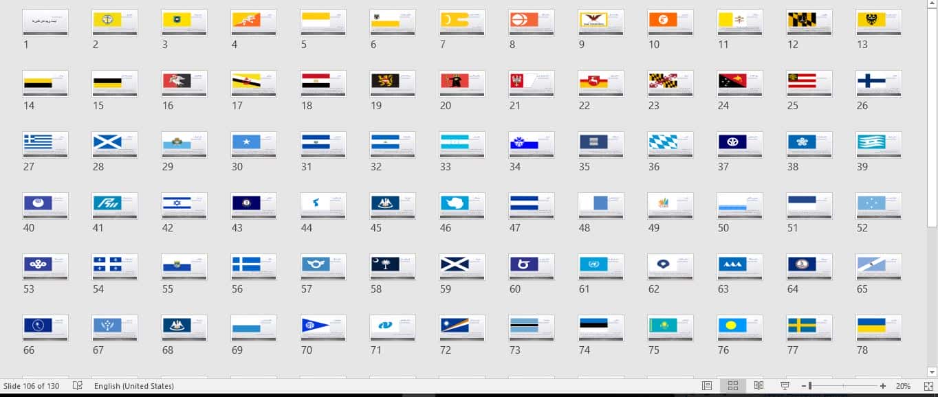 تحقیق آماده در مورد لیست پرچم های کشورها 11