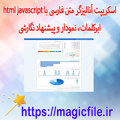 اسکریپت-آنالیزگر-متن-فارسی-با-html-javascript-تحلیل-ابرکلمات،-نمودار-و-پیشنهاد-نگارشی