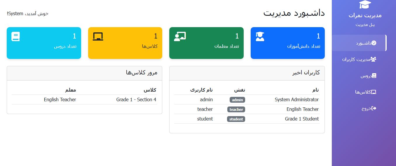 اسکریپت سیستم مدیریت نمرات با استفاده از PHP و MySQL 34
