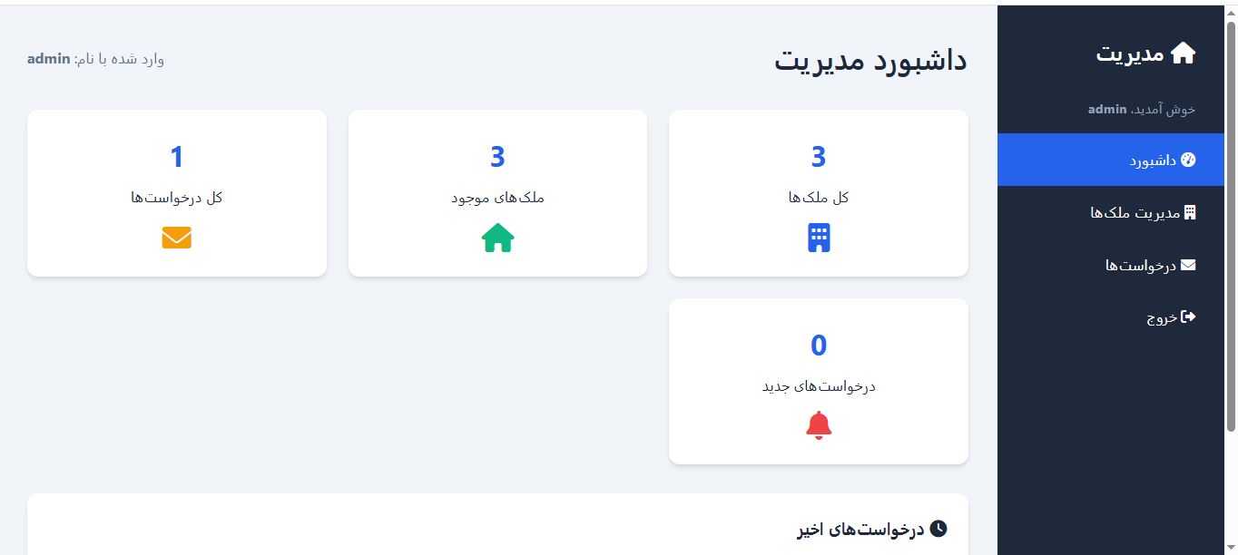 اسکریپت کم حجم سیستم مدیریت و لیست املاک با PHP و MySQL 7456
