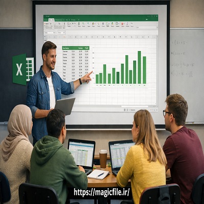 ۱۰۰-نکته-طلایی-Excel-اکسل-برای-دانشجویان-حسابداری-(پروژه-تا-بازار-کار)-+-فایل-نمونه