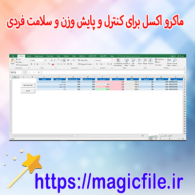 ماکرو-اکسل-برای-کنترل-و-پایش-وزن-و-سلامت-فردی